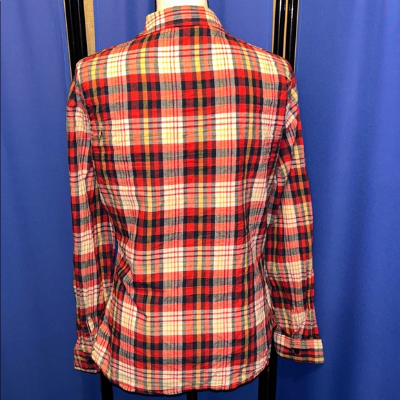 Western Style Plaid Button-Up Shirt - Picture 4 of 7